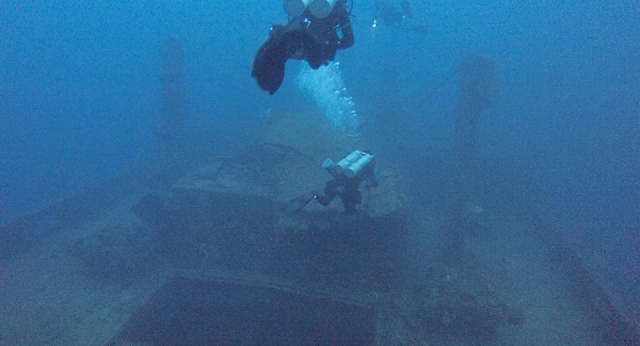  plongée dans des navires coulés 